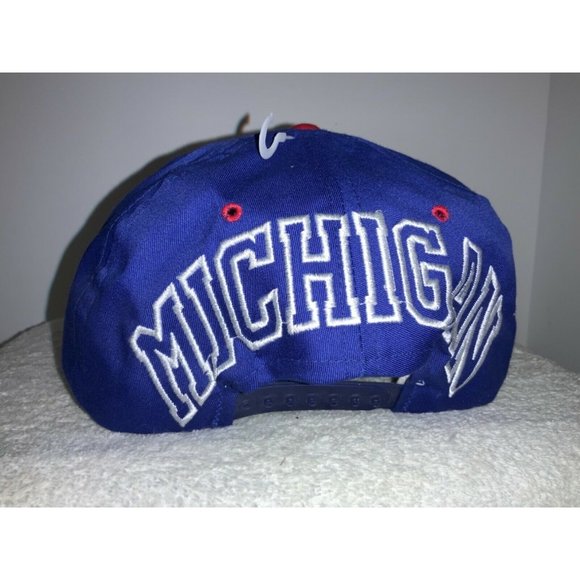 Michigan Baseball Trucker Hat red/ white/ blue - Picture 3 of 8